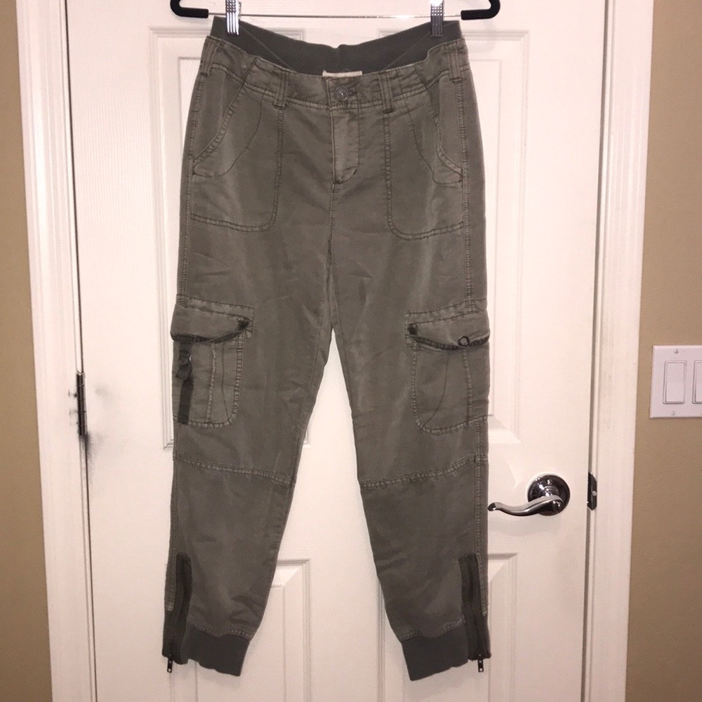 Olive Green Cargo Pants